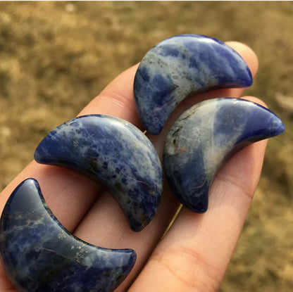 Natural Sodalite Moon