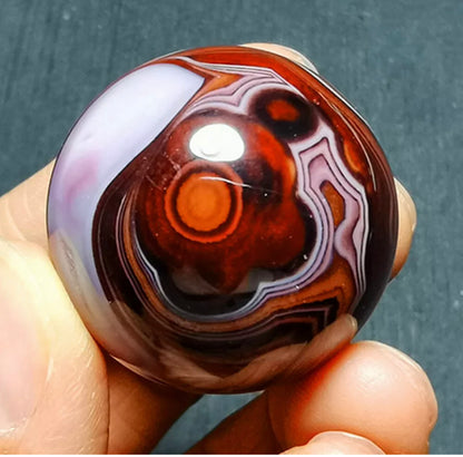 Natural Banded Agate Sphere