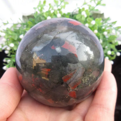 Natural African Bloodstone Sphere