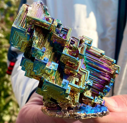 Natural Large Bismuth gemstone Crystal