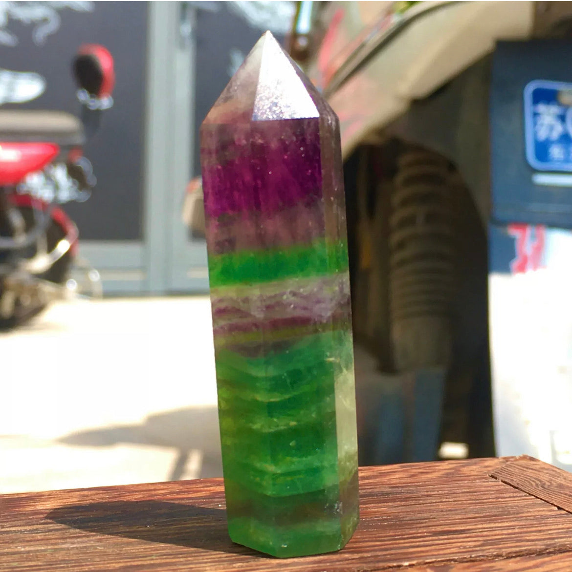 Natural Fluorite Wand