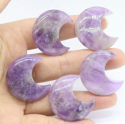 Natural Amethyst Moon