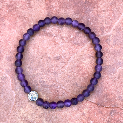 Amethyst Yin Yang Bracelet