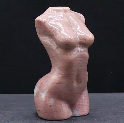 Natural Rhodonite Female Body Figurine