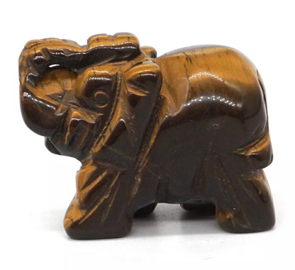 Natural Tiger Eye Gemstone Figurine