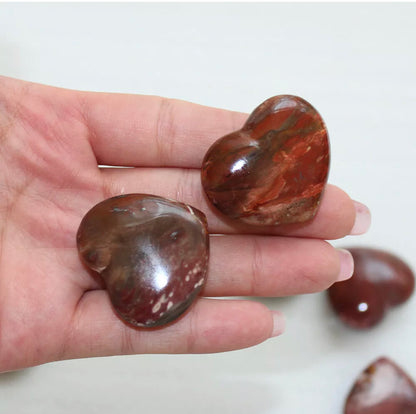 Natural Carnelian Heart