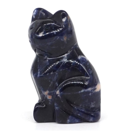 Natural Sodalite Cat