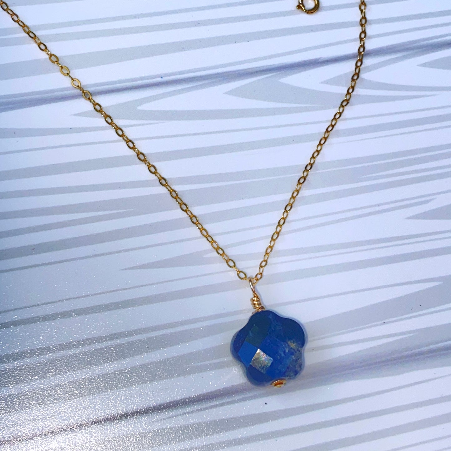 Blue Sapphire gemstone Necklace