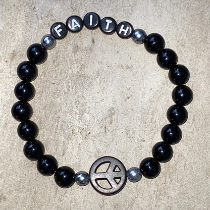 Men’s Onyx Faith Bracelets