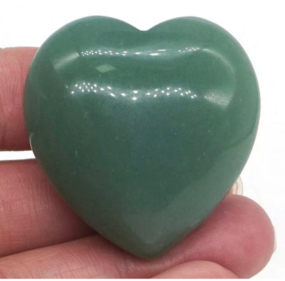 Natural Green Aventurine Heart