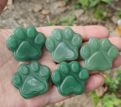 Natural Green Aventurine Paw