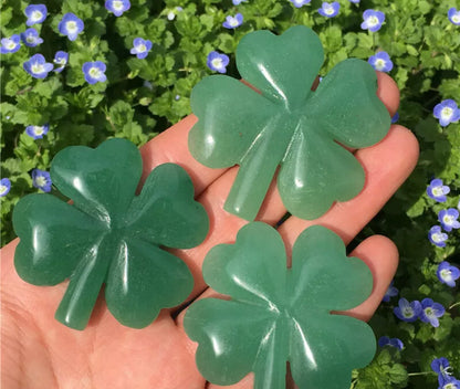 Green Aventurine Four Leaf Clover