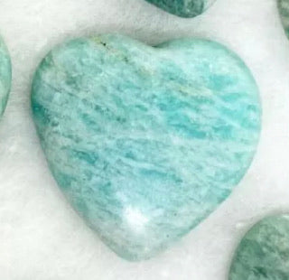 Natural Amazonite Mini Heart