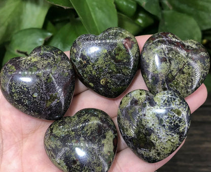 Natural Dragon’s Bloodstone Heart