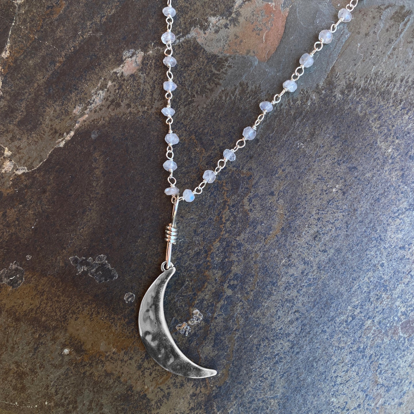 Moony Moonstone gemstone Necklace