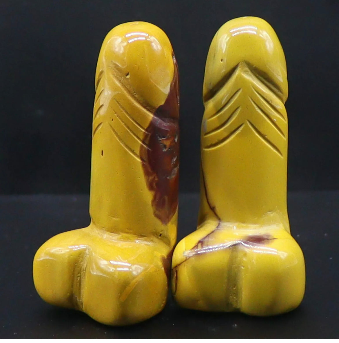 Natural Mookaite Gemstone Penis Figurine