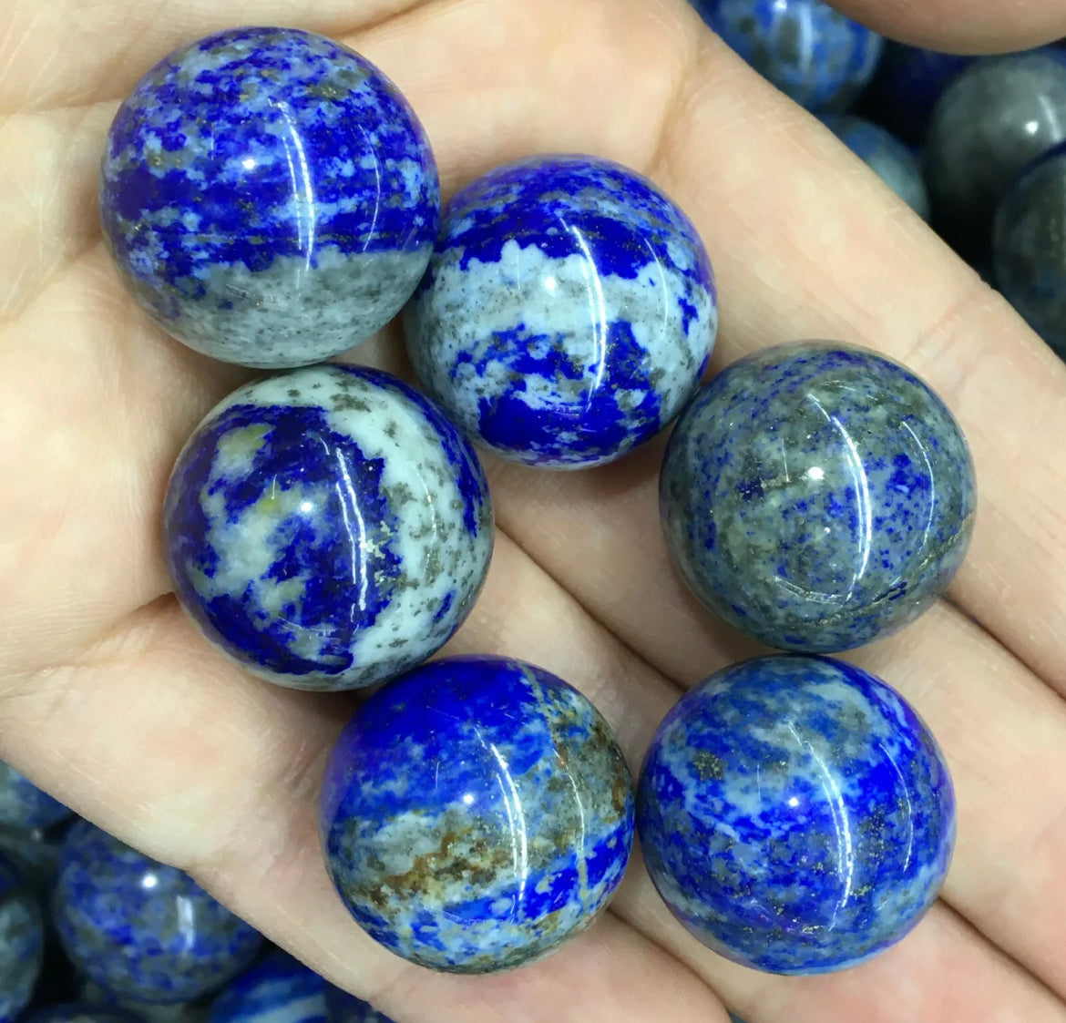 Natural Lapis Lazuli gemstone Crystal Sphere