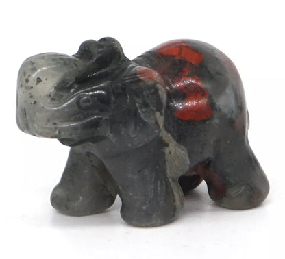 Natural African Bloodstone Figurine Gemstone