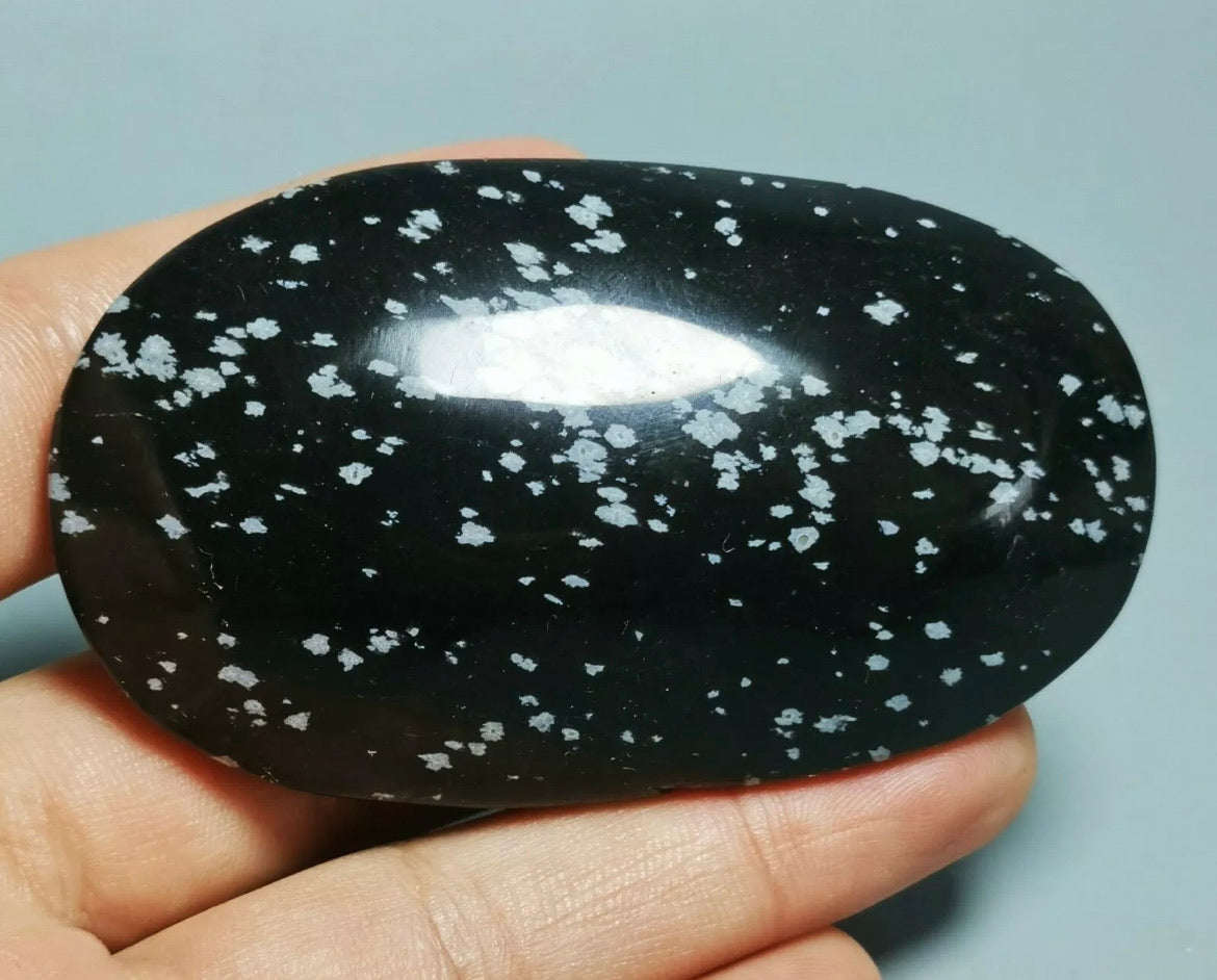 Natural Snowflake Obsidian Stone