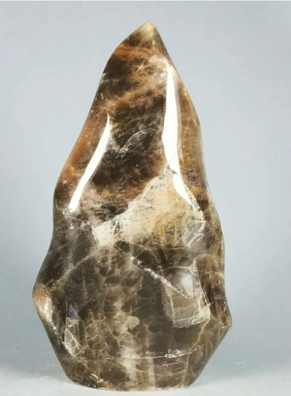 Natural Black Moonstone Flame