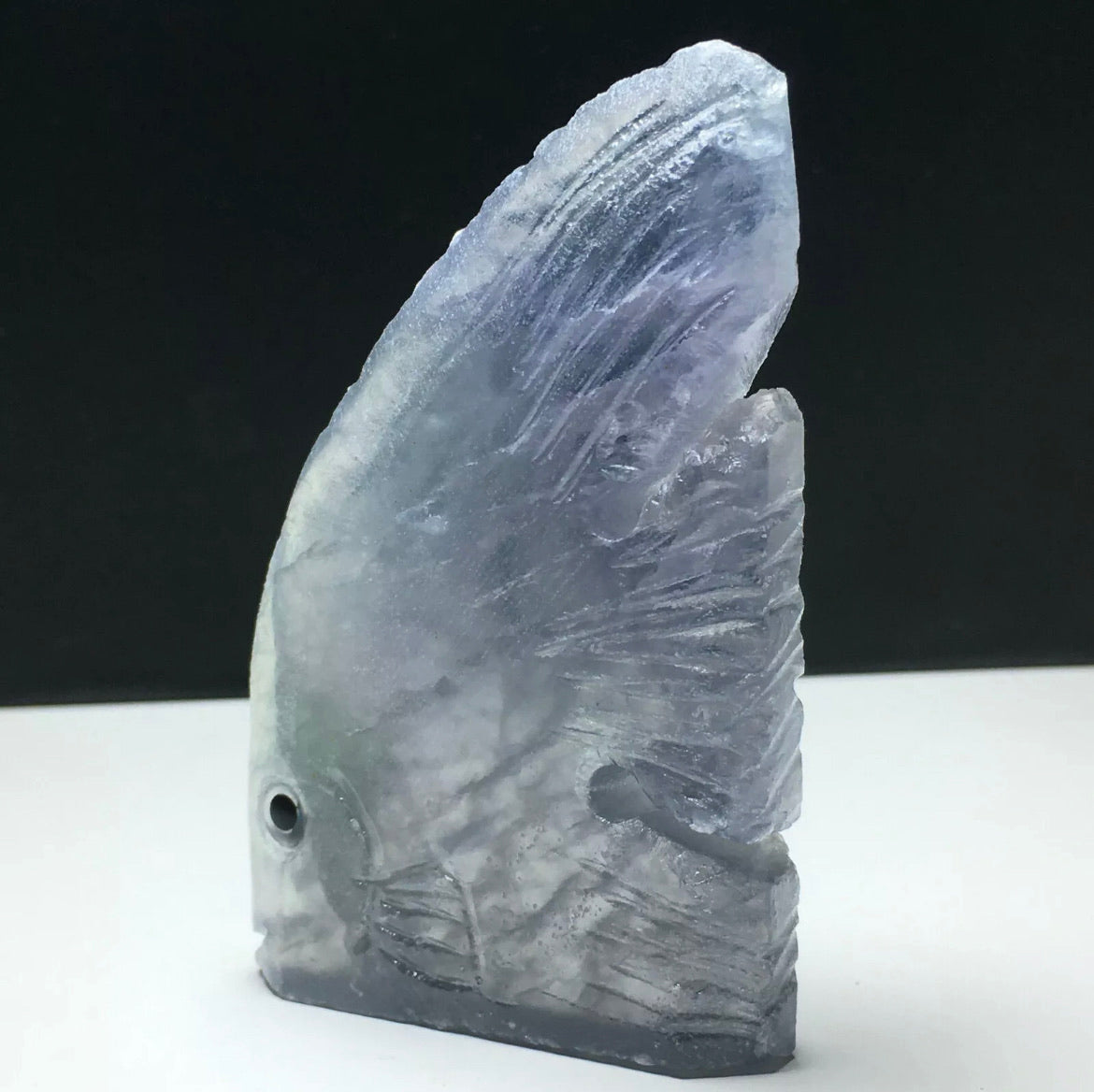 Natural Fluorite gemstone Tropical Fish