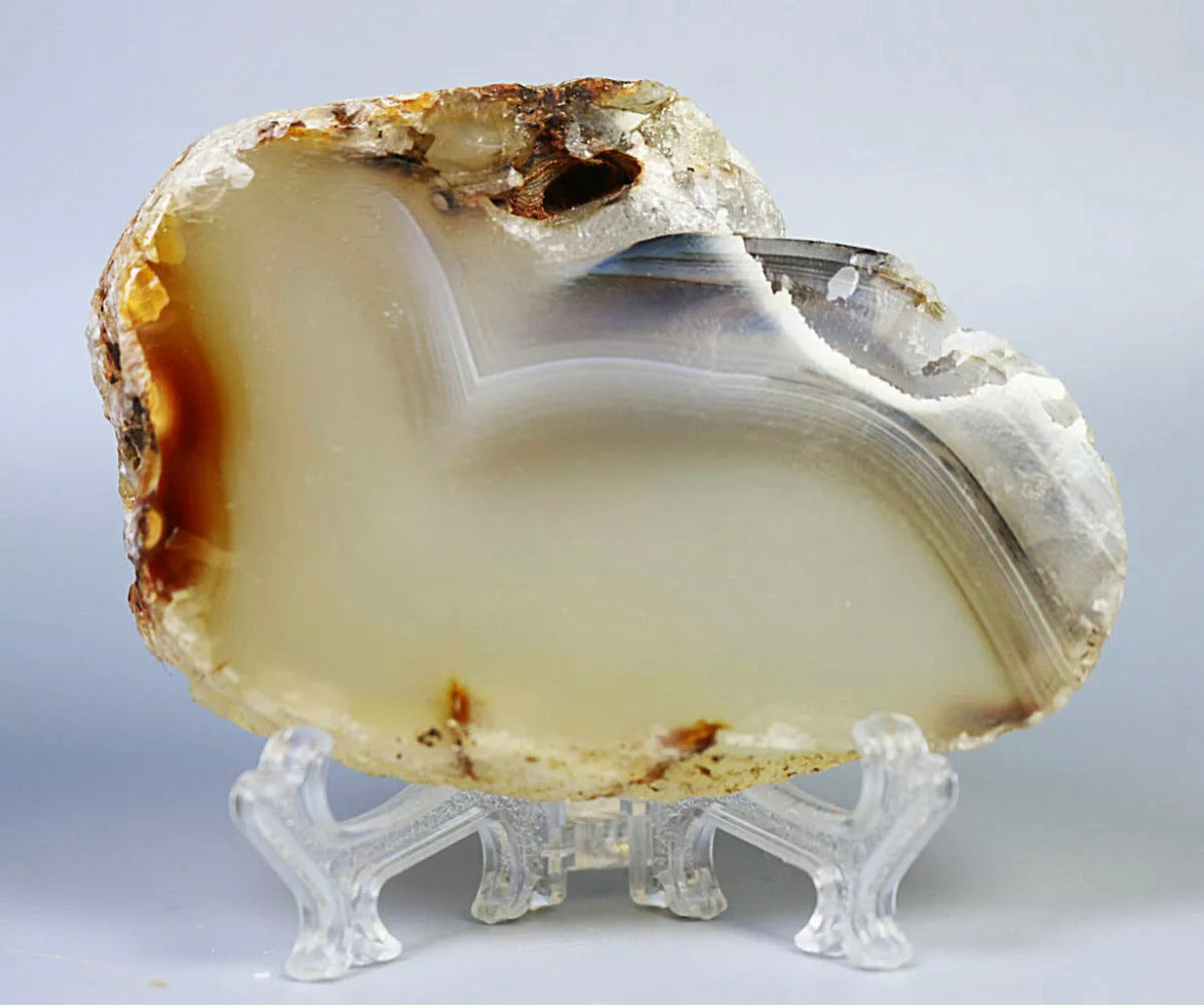 Agate Slice with Stand