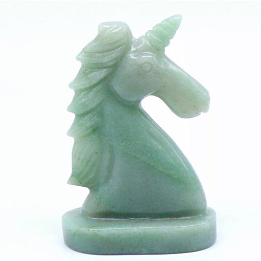 Natural Green Aventurine Unicorn