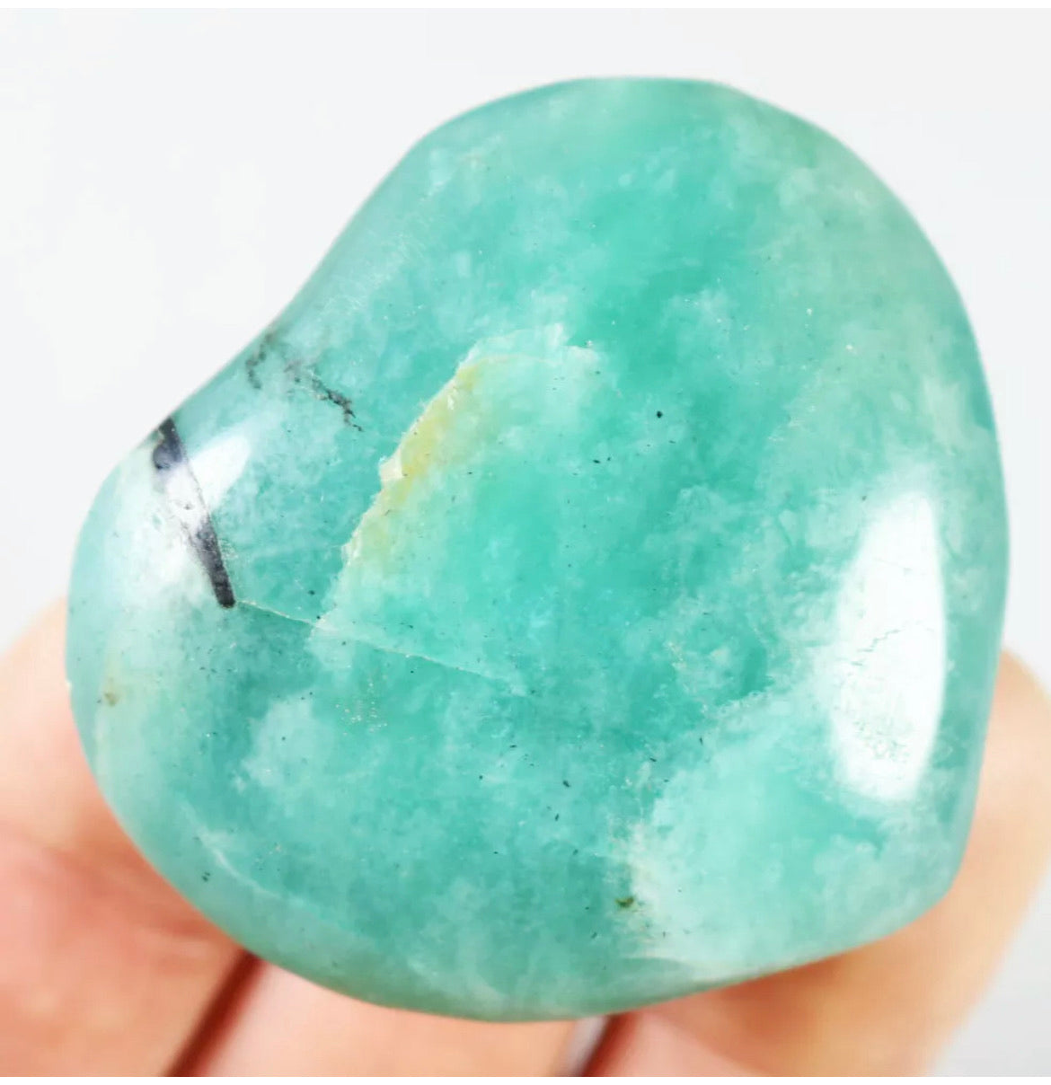 Amazing Unique Natural Amazonite Heart