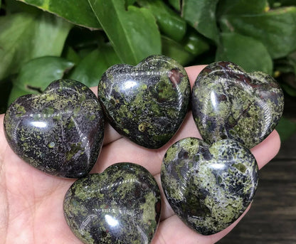 Natural Dragon’s Bloodstone Heart