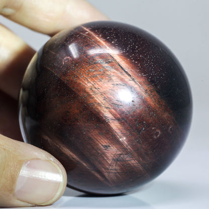 Natural Red Tiger Eye Crystal Ball Sphere