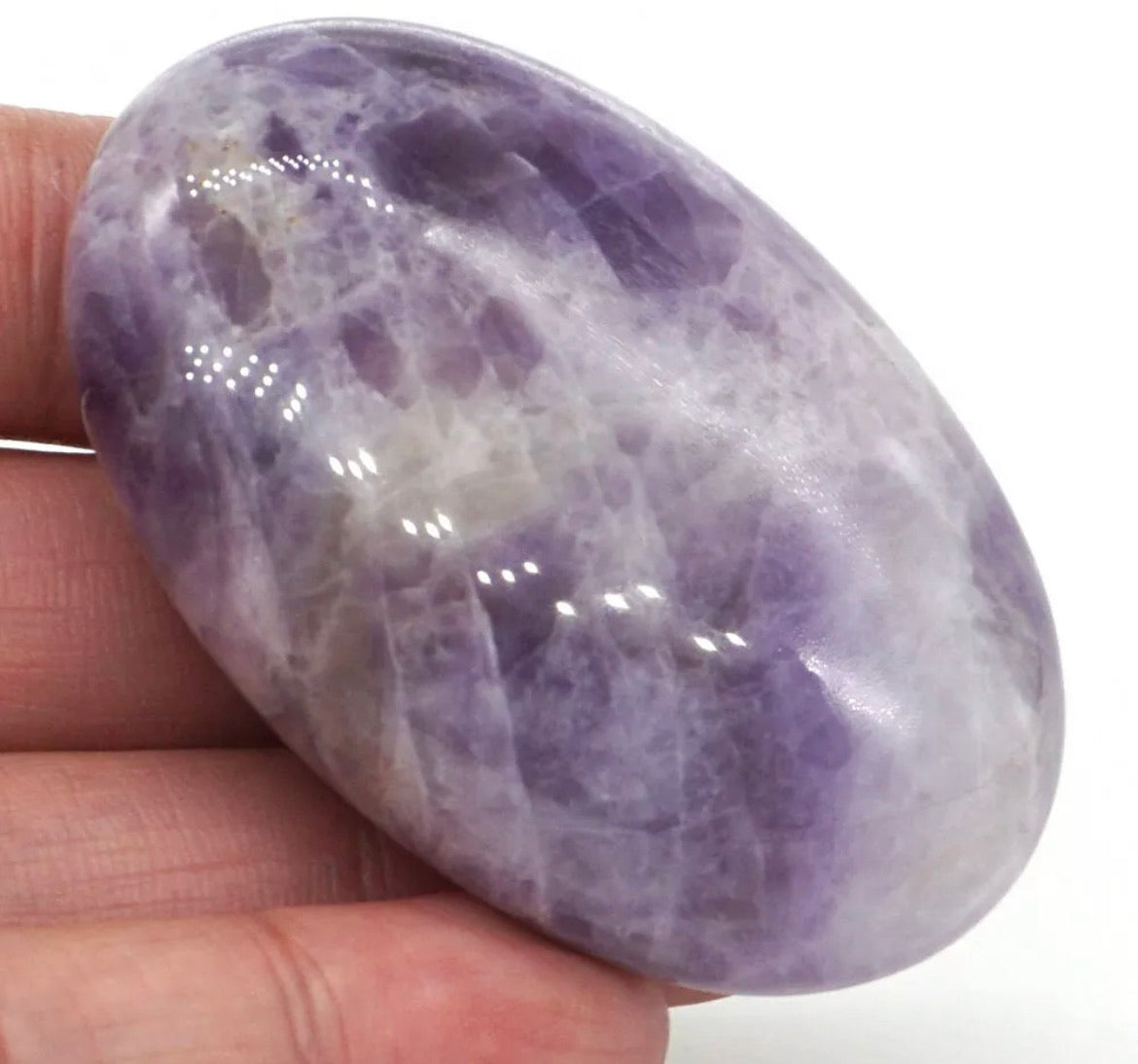 Natural Amethyst Palm Stone