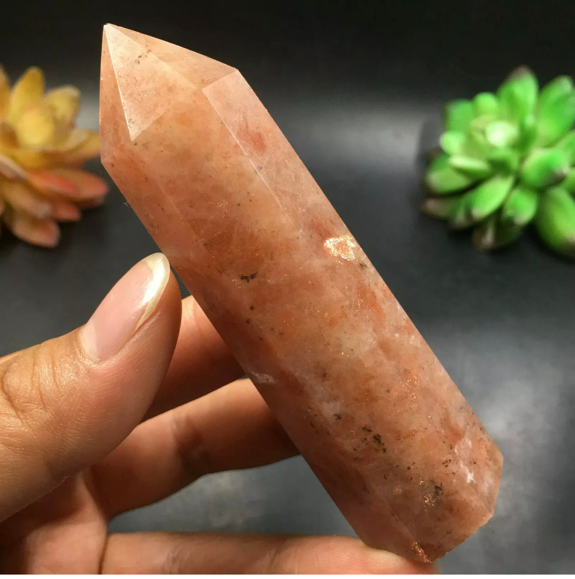 Natural Sun Stone Wand