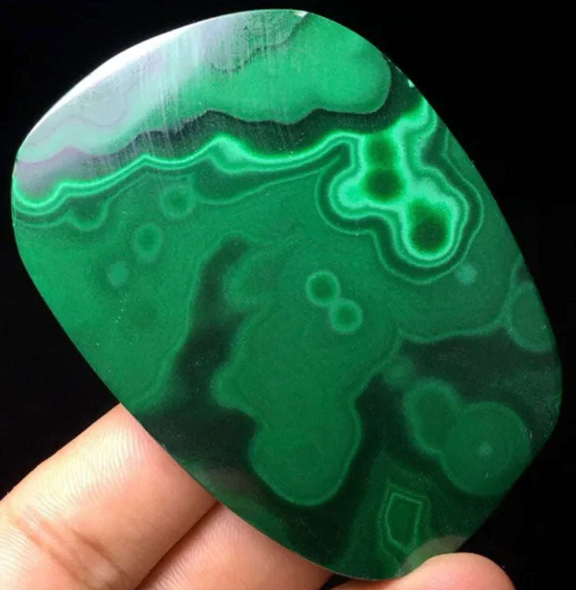 Natural Malachite Free Form semiprecious crystal gemstone reiki healing