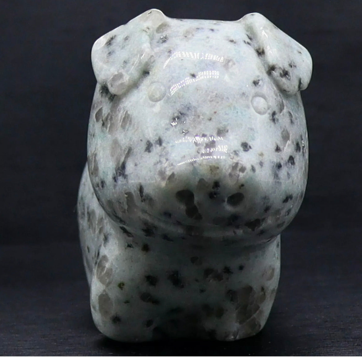 Sesame Jasper Pig figurine