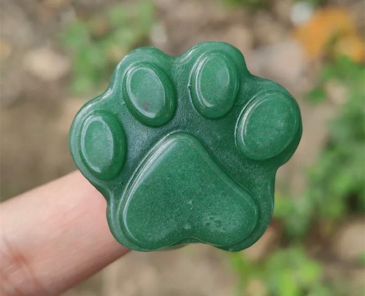 Natural Green Aventurine Paw