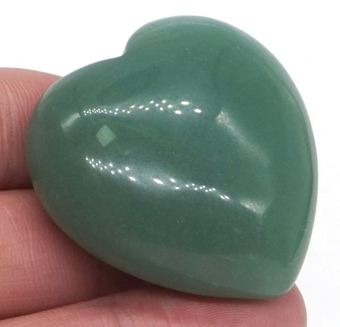 Natural Green Aventurine Heart