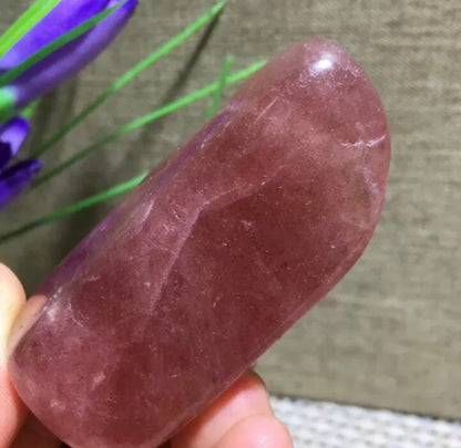 Natural Strawberry Quartz Free Form