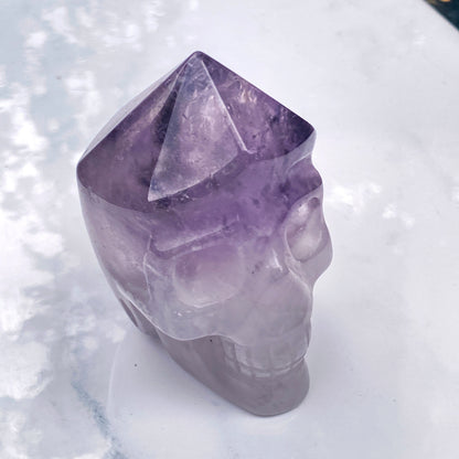 Natural Amethyst Skull