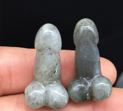 Natural Labradorite Crystal Penis