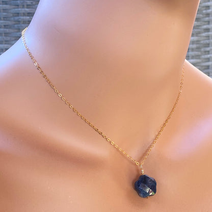 Blue Sapphire gemstone Necklace