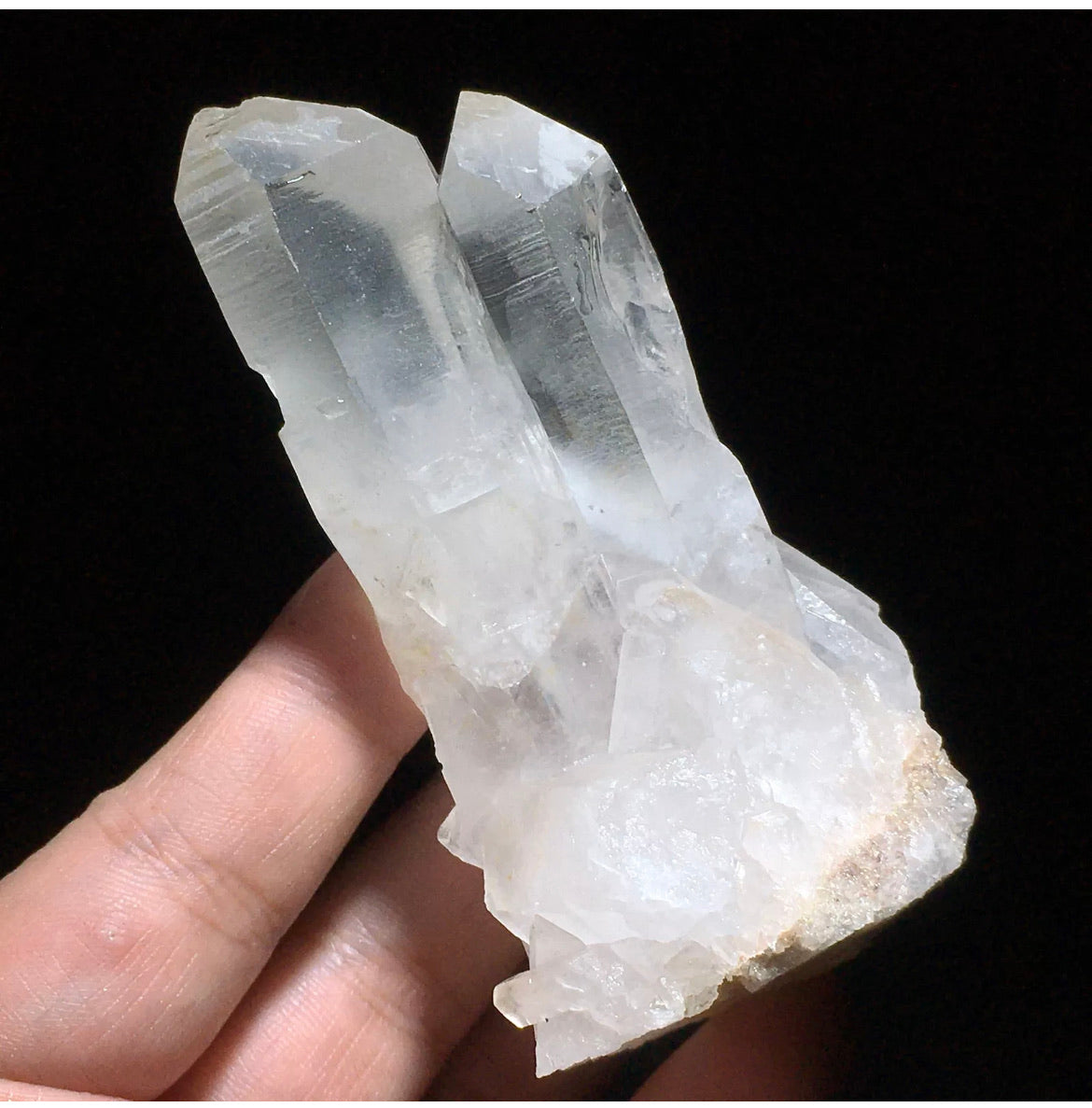 Natural Clear Quartz gemstone Cluster Reiki Healing Crystal