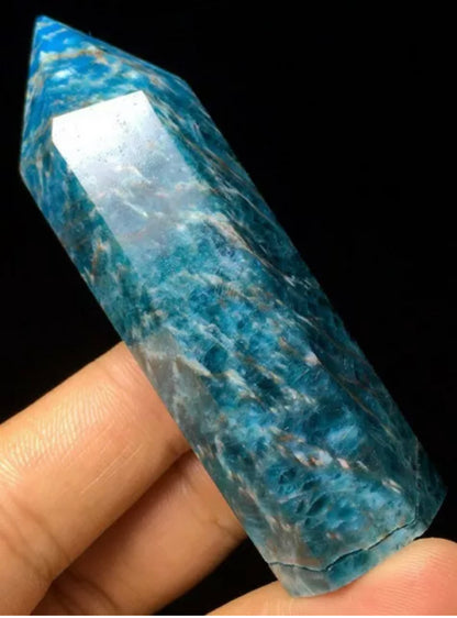 Natural Apatite Wand