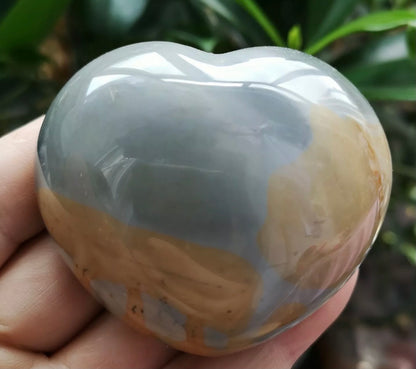 Natural Energy, Sea Stone Ancient Rock carved Heart-shaped