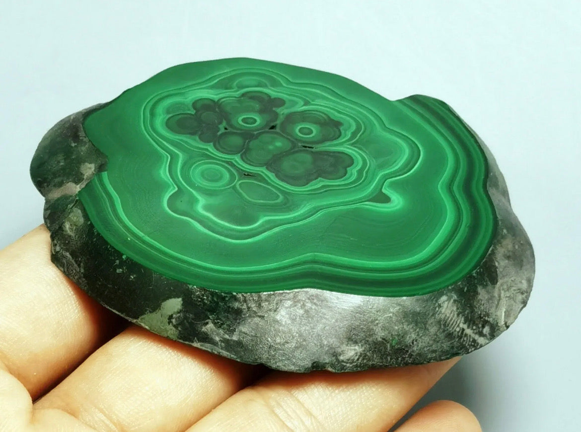 Natural Malachite Free Form semiprecious crystal gemstone reiki healing decor