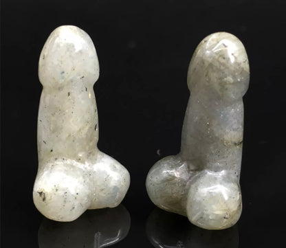 Natural Labradorite Crystal Penis