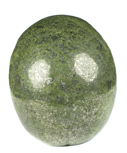 Green Pyrite Carved Skull