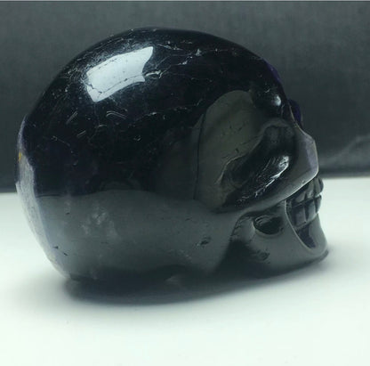 Gemstone Fluorite Skull