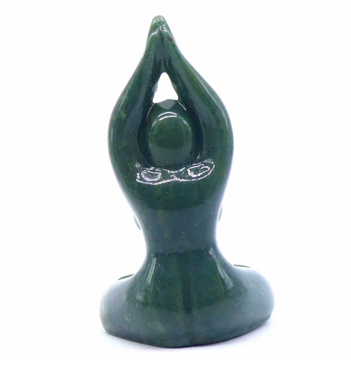 Natural Seaweed Agate Yoga pose Woman