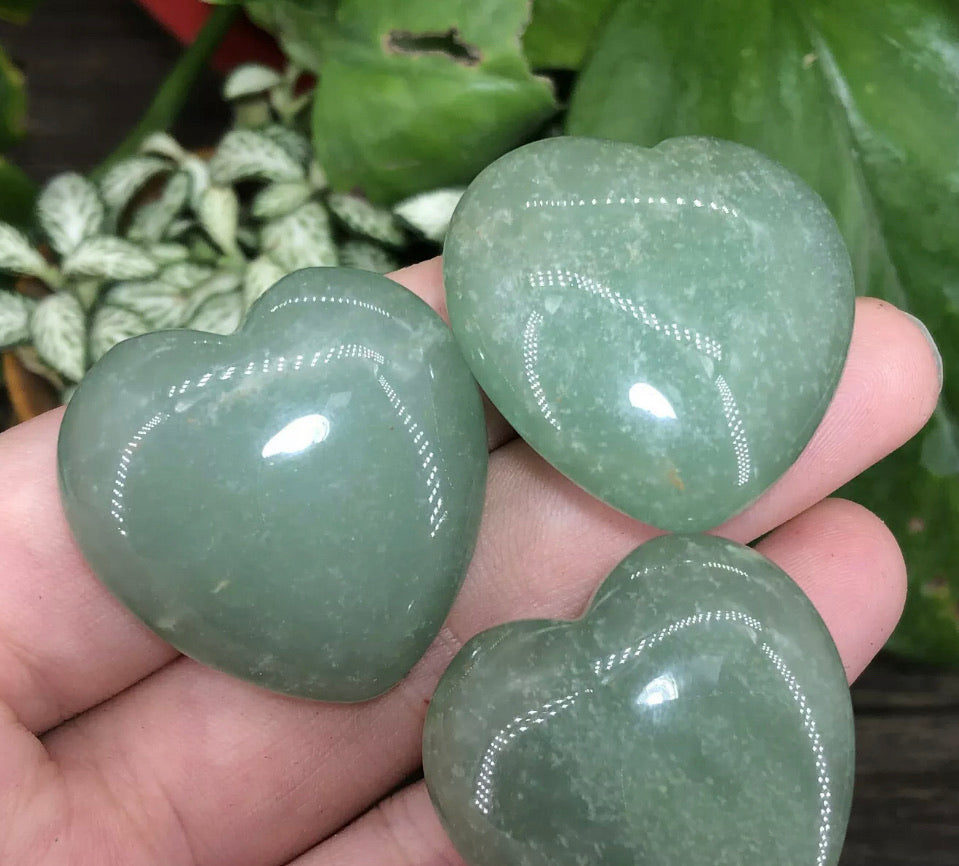 Natural Green Aventurine Heart