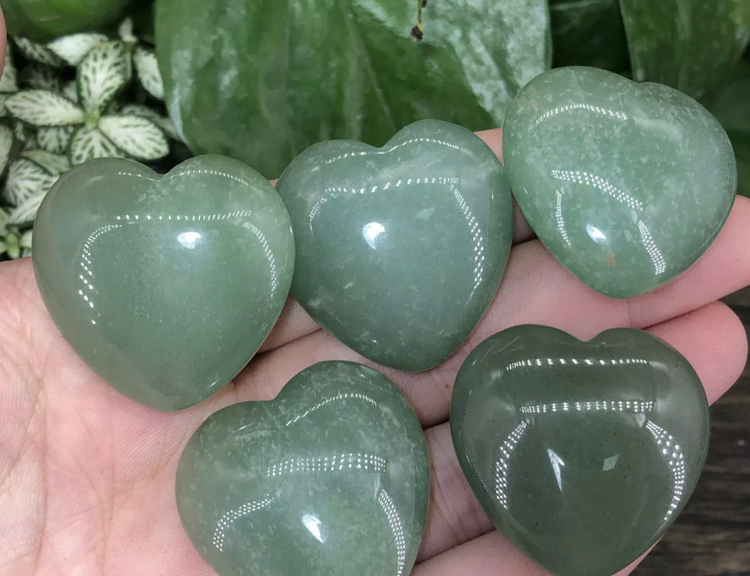 Natural Green Aventurine Heart